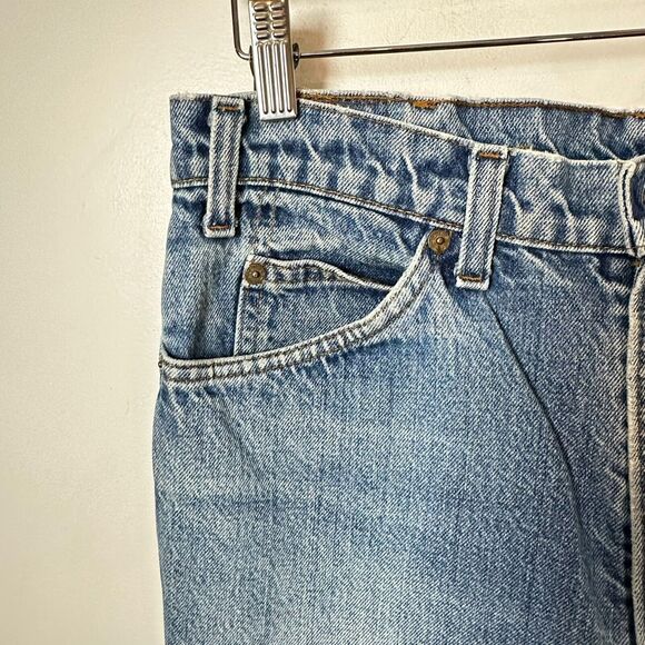 Vintage Levis Men’s 32x28 Orange Tab Medium Wash Denim Blue Jeans GUC - Picture 9 of 16
